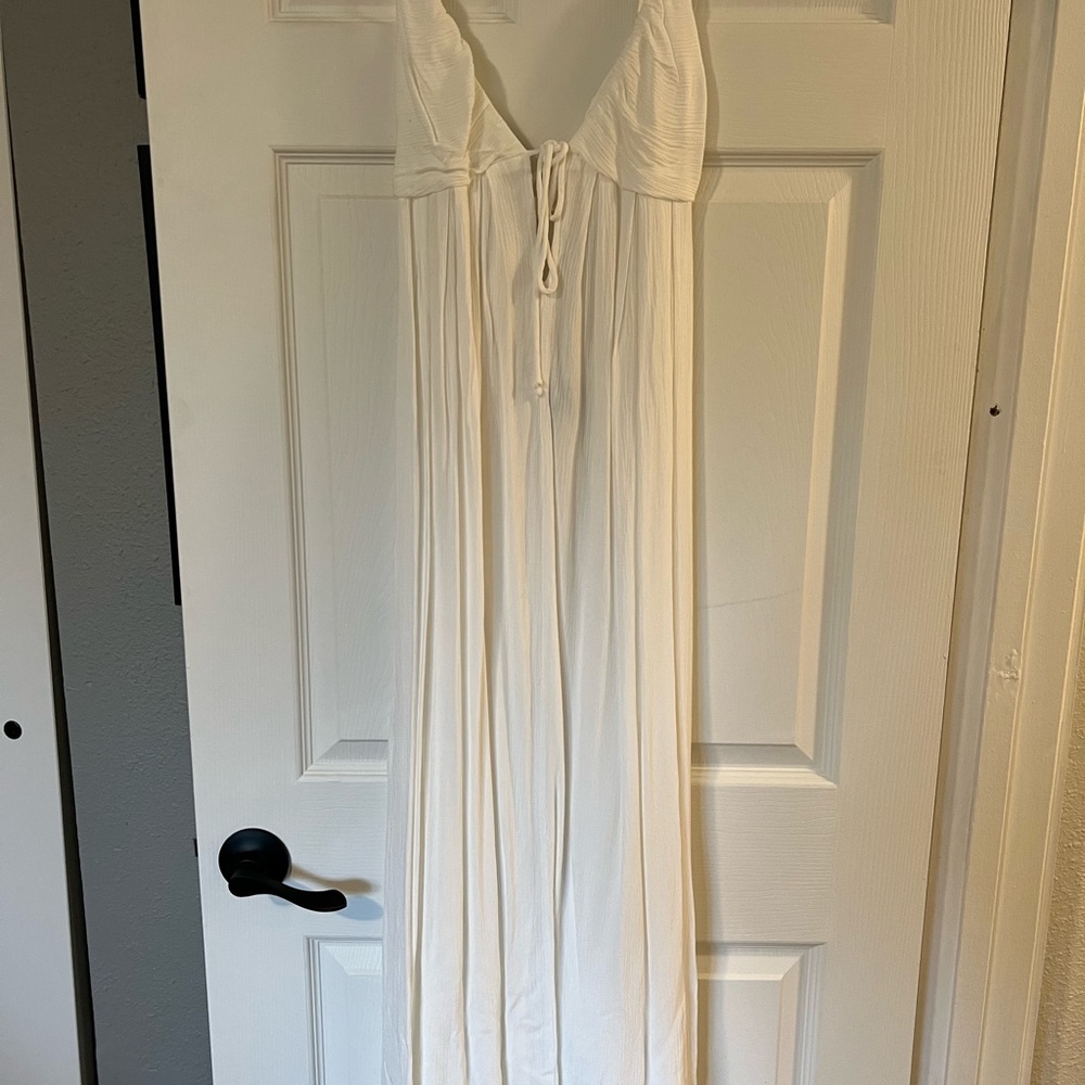 White Vici Boho Dress